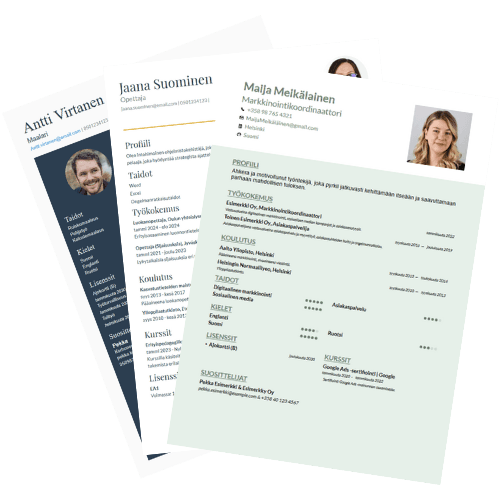 CV Template Examples